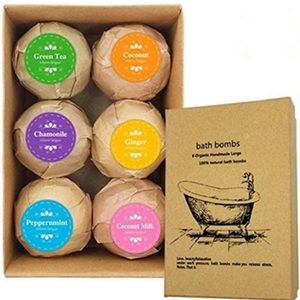 Organic bath bombs currently sold out online. SPA like experience at home.